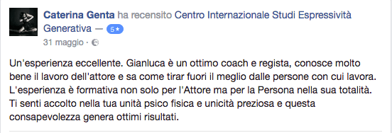 recensione Caterina Genta