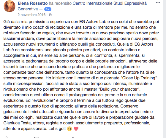 recensione Elena Rossetto