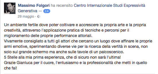 recensione Massimo Folgori