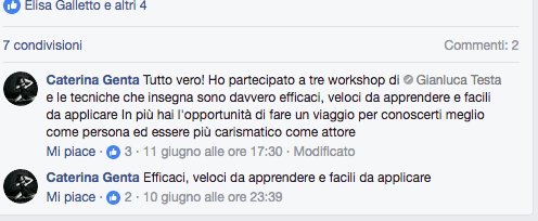 testimonianza Caterina Genta cinematti