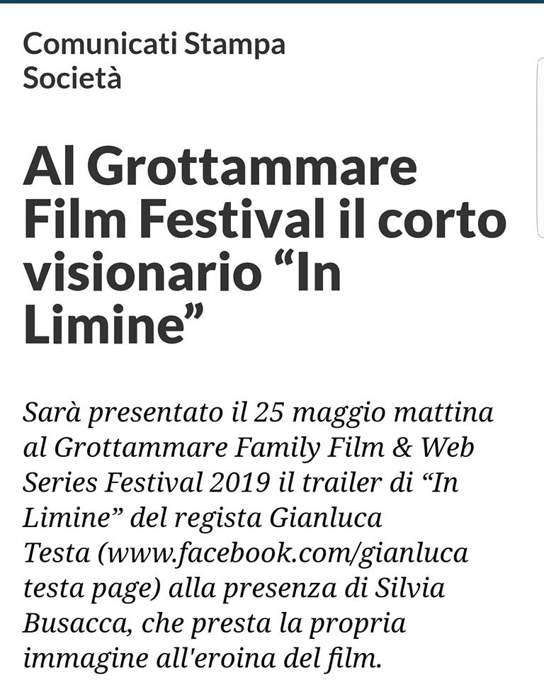 ARTICOLO SU COMUNICATI STAMPA E SOCIETà